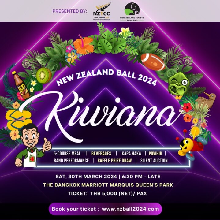 Kiwiana 2024 Bangkok Poster