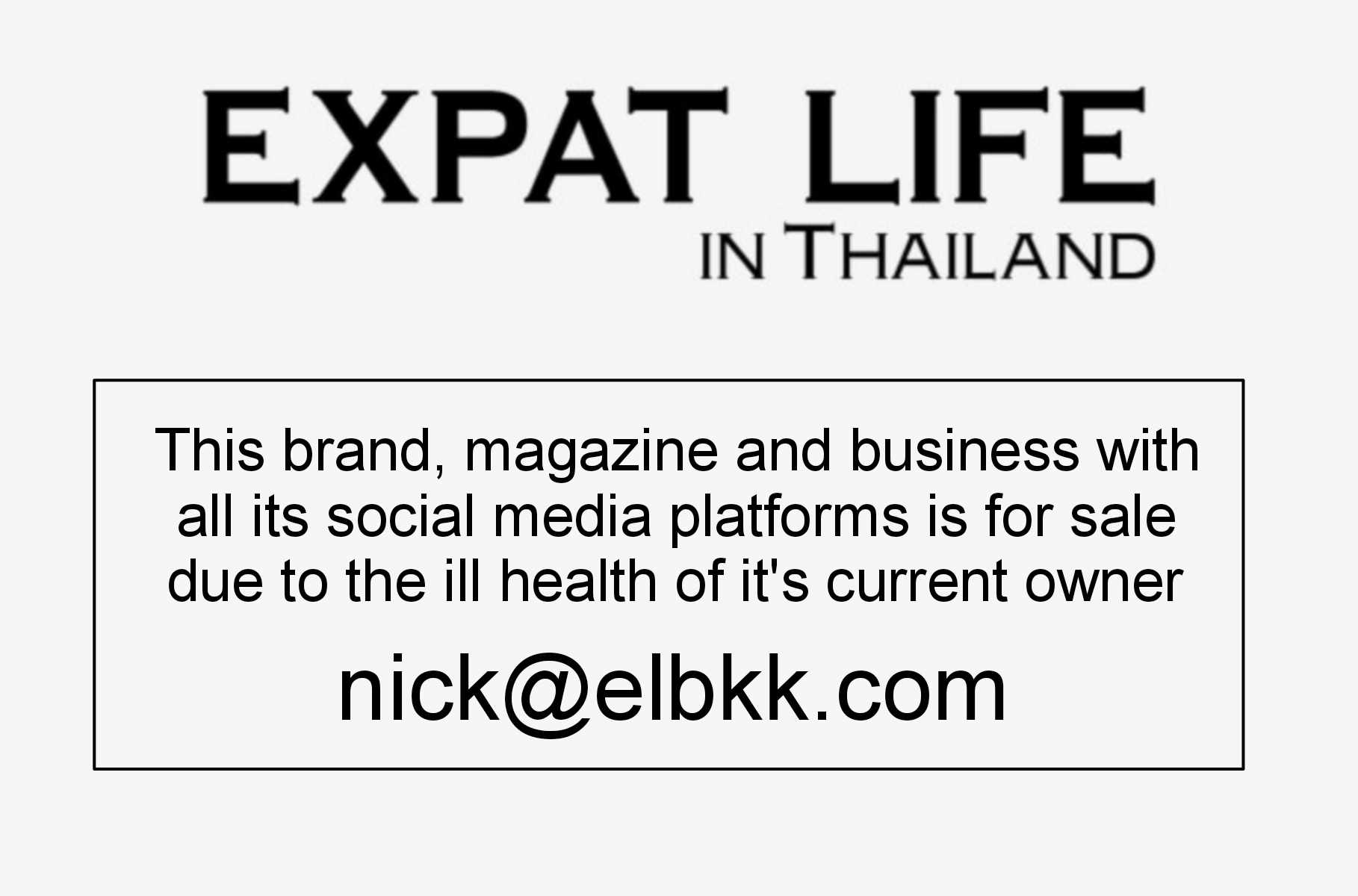 Expat Life in Thailand